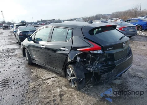 2019 Nissan Leaf Sl Plus z USA, uszkodzony, nr VIN 1N4BZ1CP9KC315187